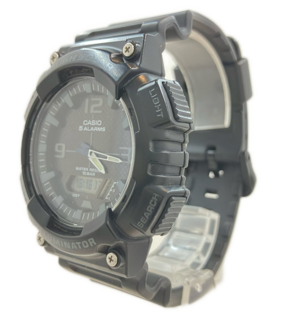 CASIO 腕時計 ソーラー ブラック AQ-S810W メンズ カシオ
