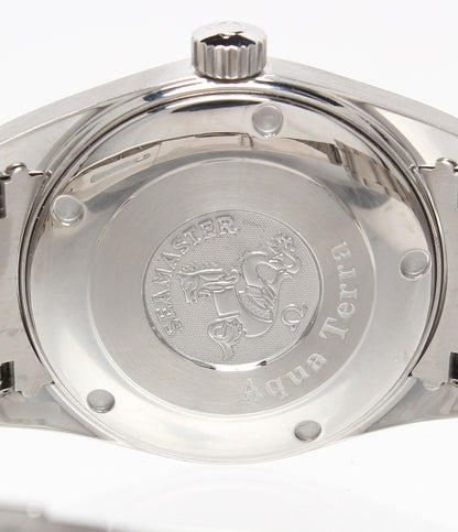 美品 OMEGA 腕時計 アクアテラ シーマスター クオーツ シルバー 2518.30 メンズ オメガ