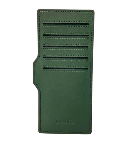 美品 BARCOS L字ファスナー長財布 コインケース カードケース付き レディース バルコス