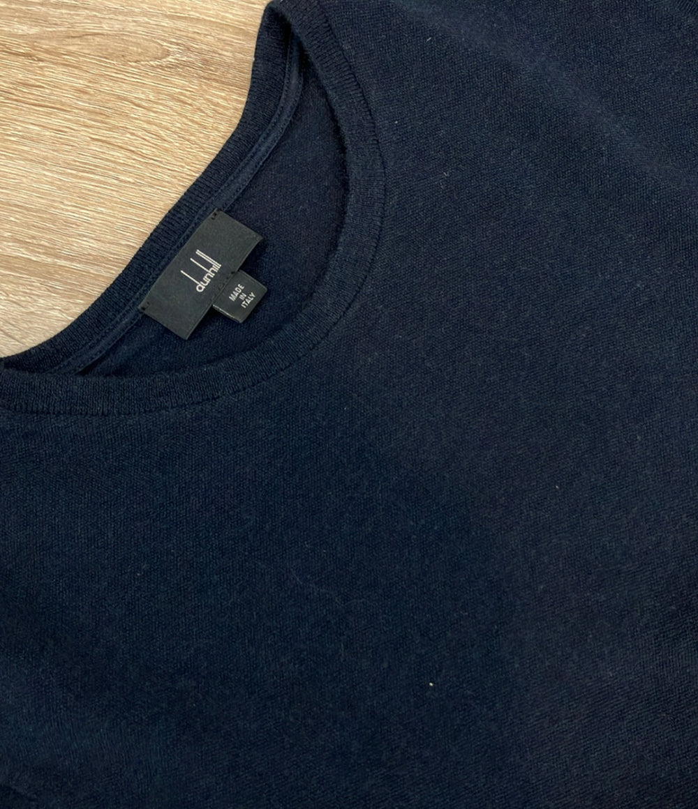 Dunhill 半袖Tシャツ ロゴ刺繍 クールネック メンズ SIZE M ダンヒル