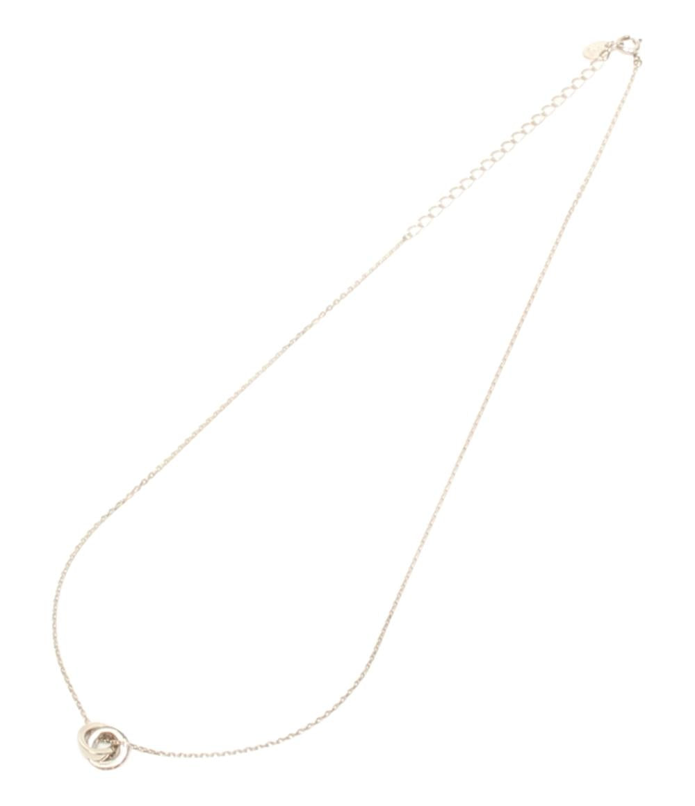 ヨンドシー ネックレス SV ダブルサークル レディース 4℃