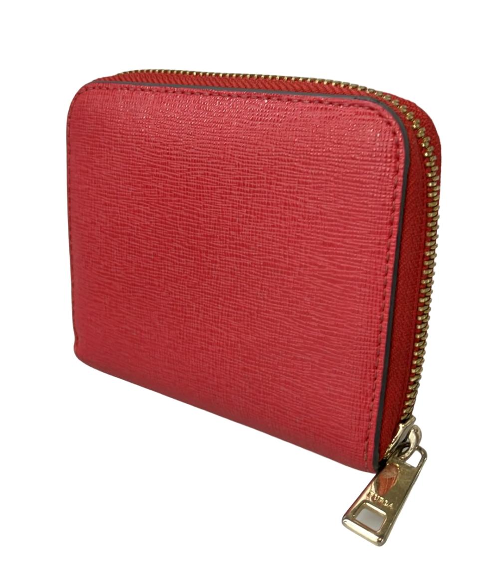 美品 フルラ 二つ折りラウンドファスナー財布 レディース Furla