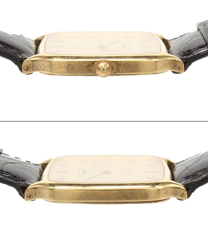 ロンジン 腕時計 スクエア 18K クオーツ ゴールド メンズ LONGINES