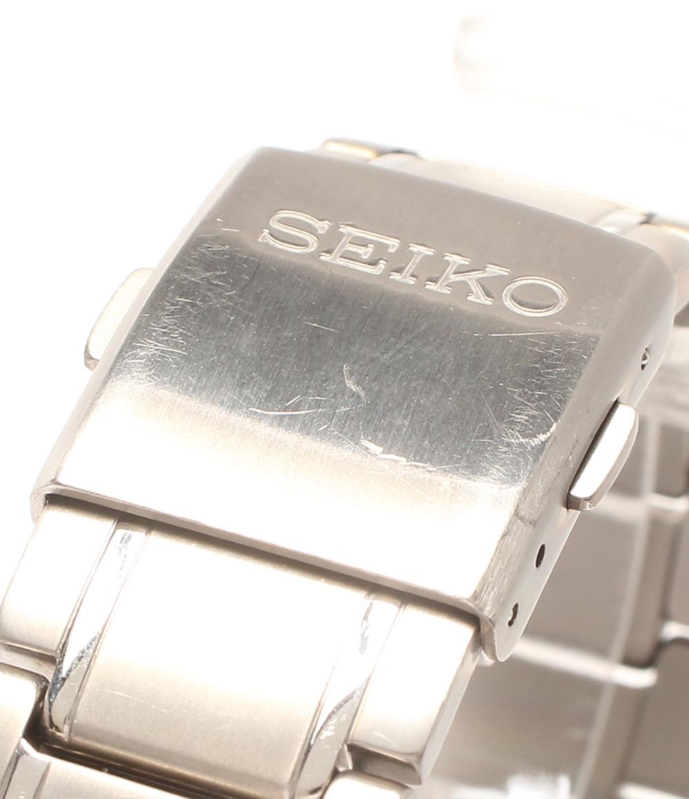 SEIKO 腕時計 ソーラー ホワイト 7B52-0AK0 メンズ セイコー – Rehello