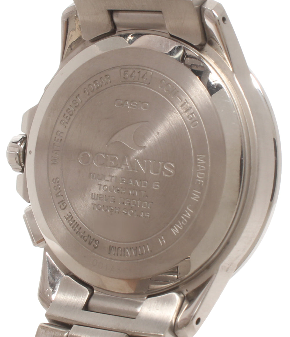 CASIO 腕時計 オシアナス OCEANUS 電波ソーラー ソーラー ブルー系 OCW-T150 メンズ カシオ