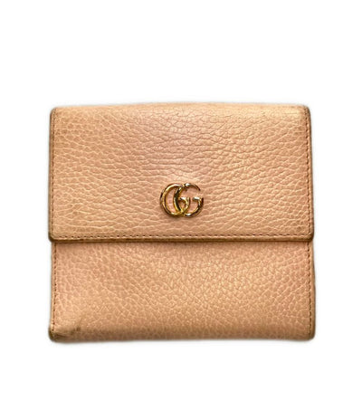 訳あり GUCCI 二つ折り財布 GGマーモント 456122 496334 レディース グッチ