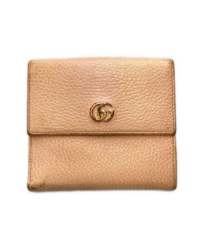 訳あり GUCCI 二つ折り財布 GGマーモント 456122 496334 レディース グッチ