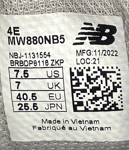 NEW BALANCE ローカットスニーカー MW880NB5 メンズ SIZE 25.5 ニューバランス