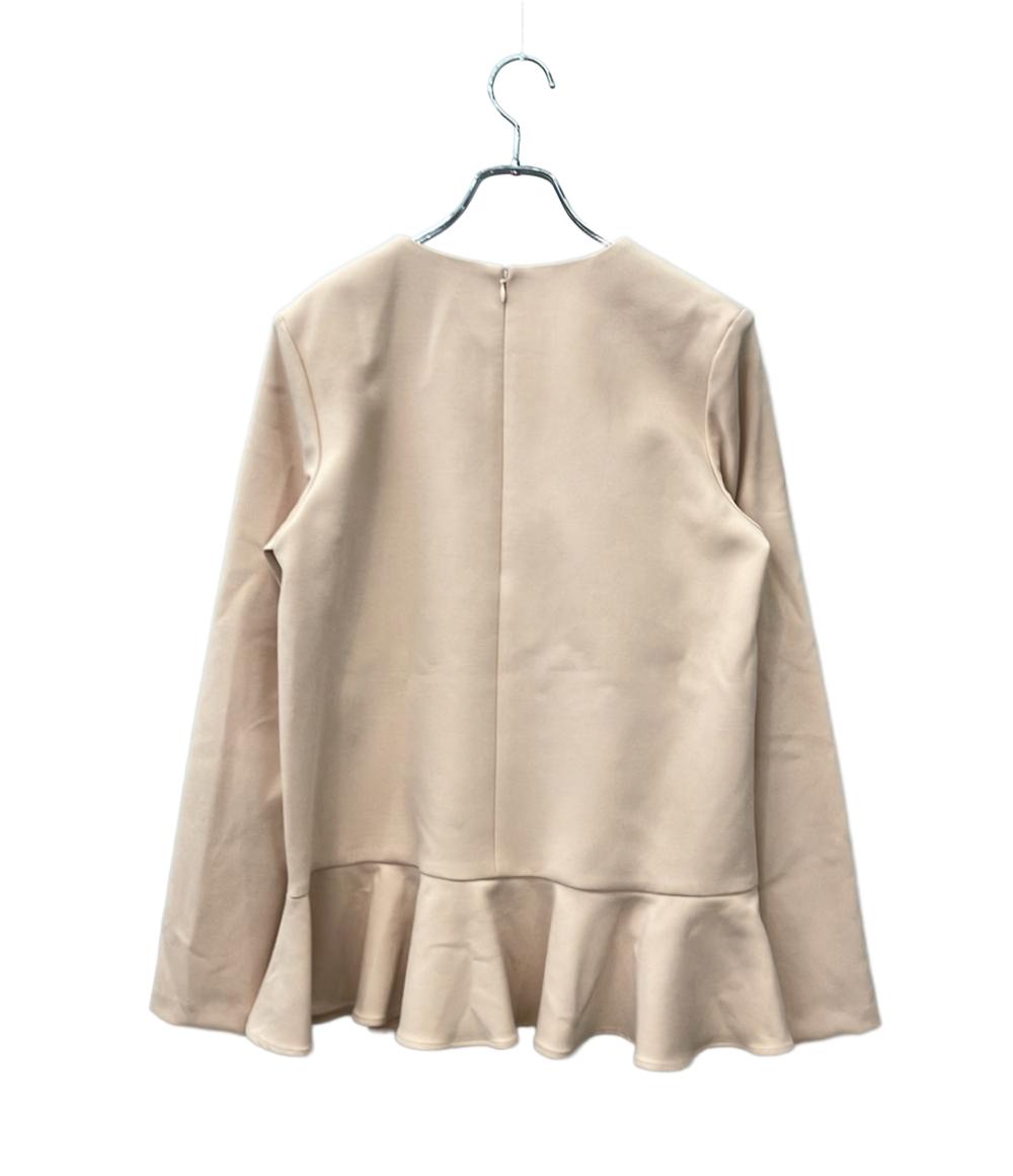 YOKO CHAN 長袖ブラウス パール ペプラム ペプラムロングスリーブパールブラウス YCB-522-290 レディース SIZE 40 (M) ヨーコチャン