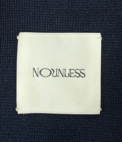 NOUNLESS 長袖 グランジ チルデン ニット カーディガン レディース SIZE 1 ナウンレス