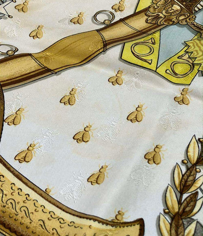 訳あり HERMES スカーフ シルク100 % カレ90 NAPOLEON レディース エルメス