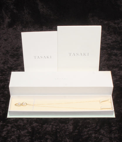 美品 TASAKI ネックレス K18 パール5.7-7.7mm レディース タサキ