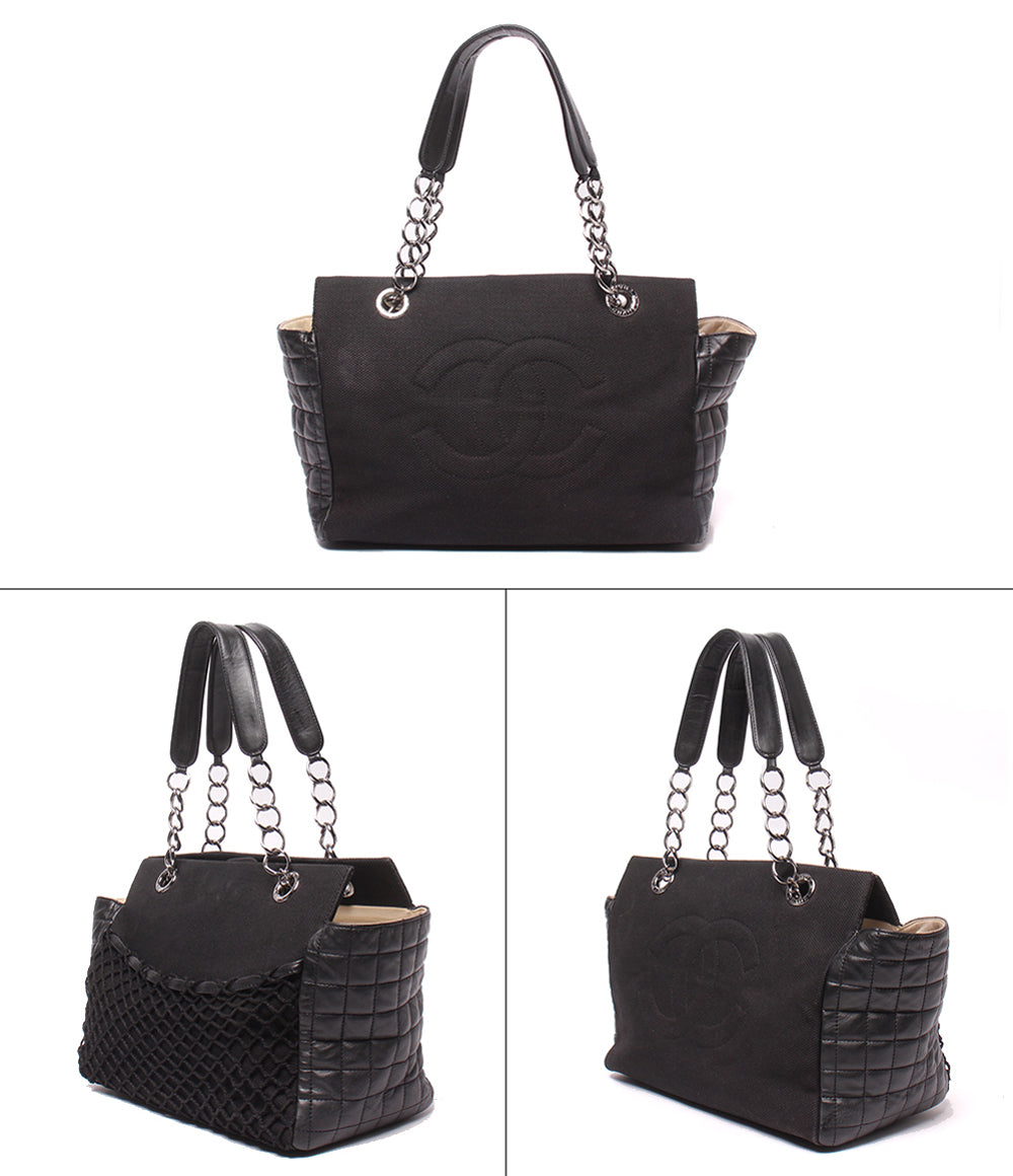 CHANEL チェーントートバッグ ショルダーバッグ 肩掛け シルバー金具 8