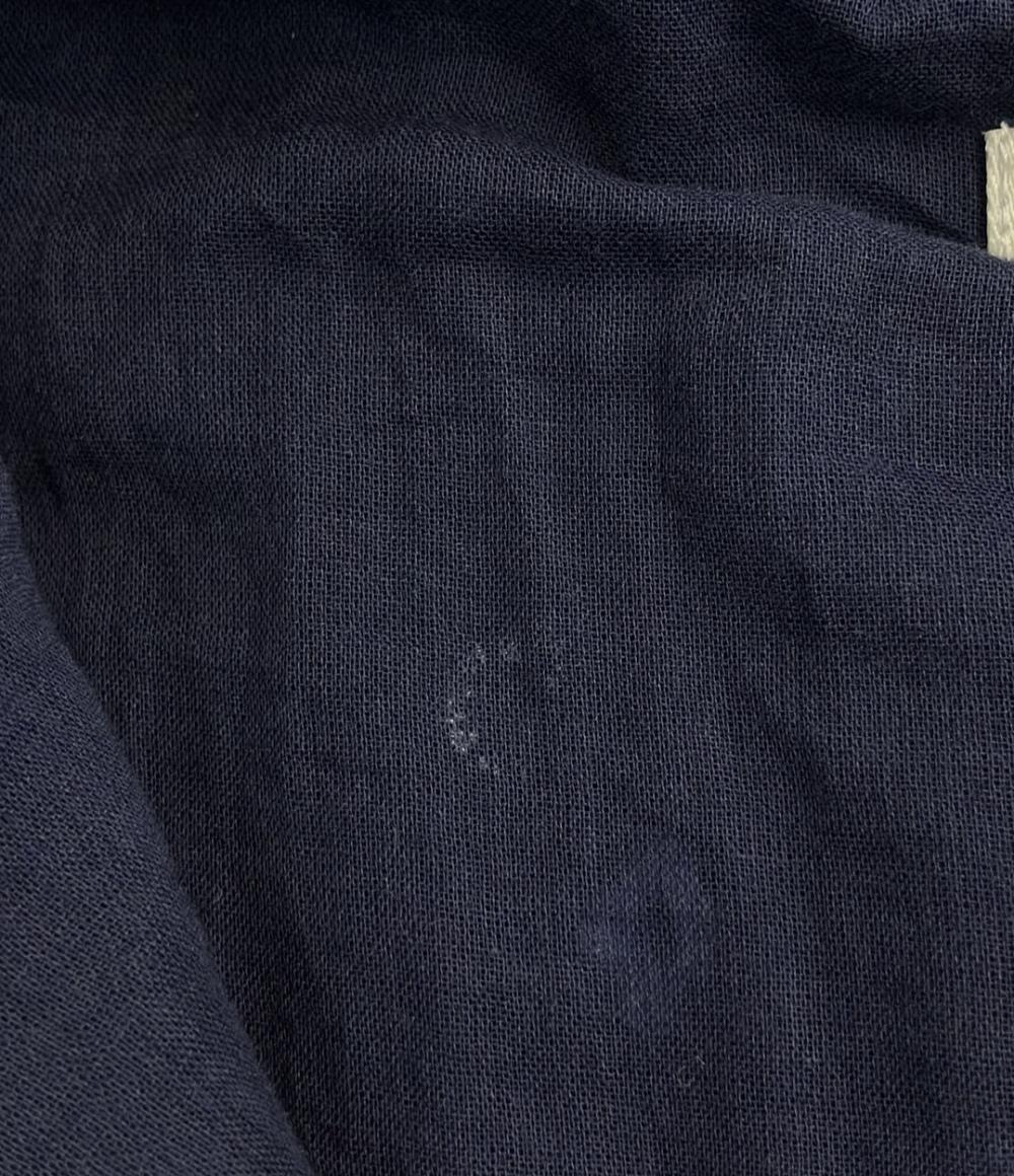 ヌキテパ コットンガーゼ フルエンブロイダリーフリル カラー ドレス  