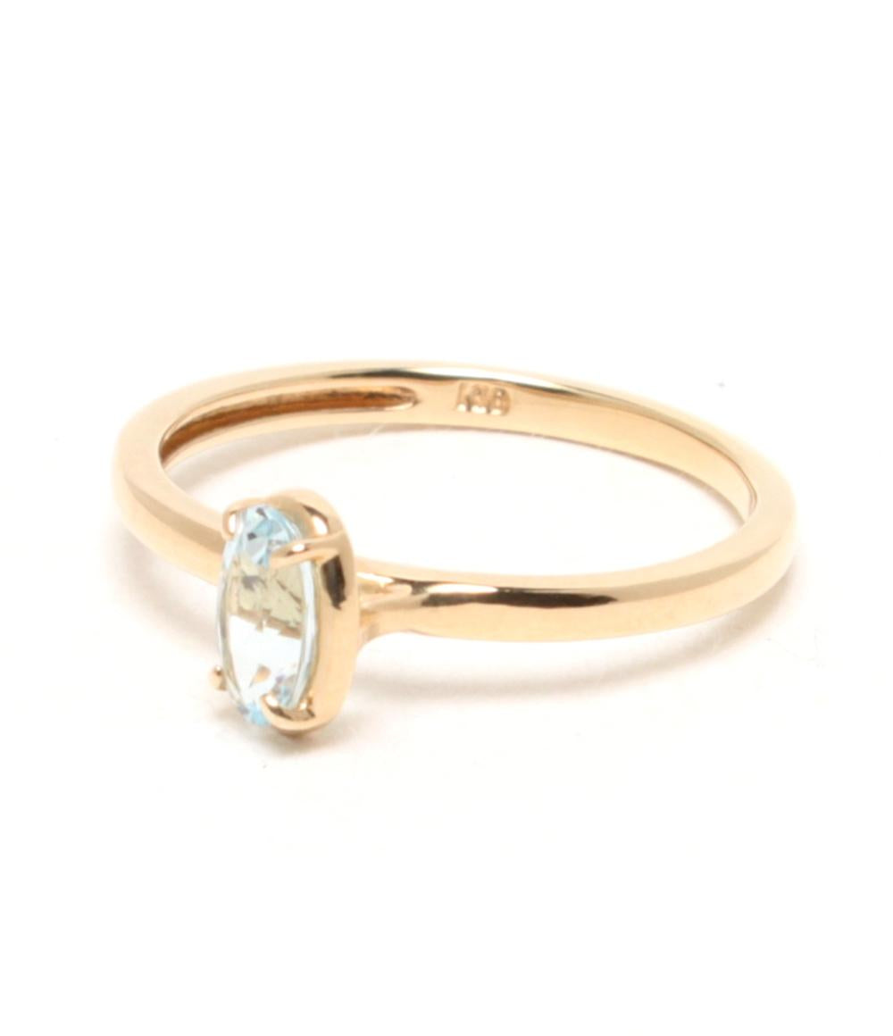 美品 リング 指輪 K10 ブルートパーズ レディース SIZE 10号