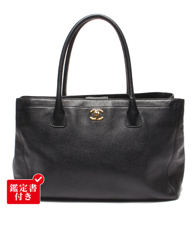 CHANEL トートバッグ ゴールド金具 キャビアスキン 12番台 エグゼクティブトート A15206 レディース シャネル