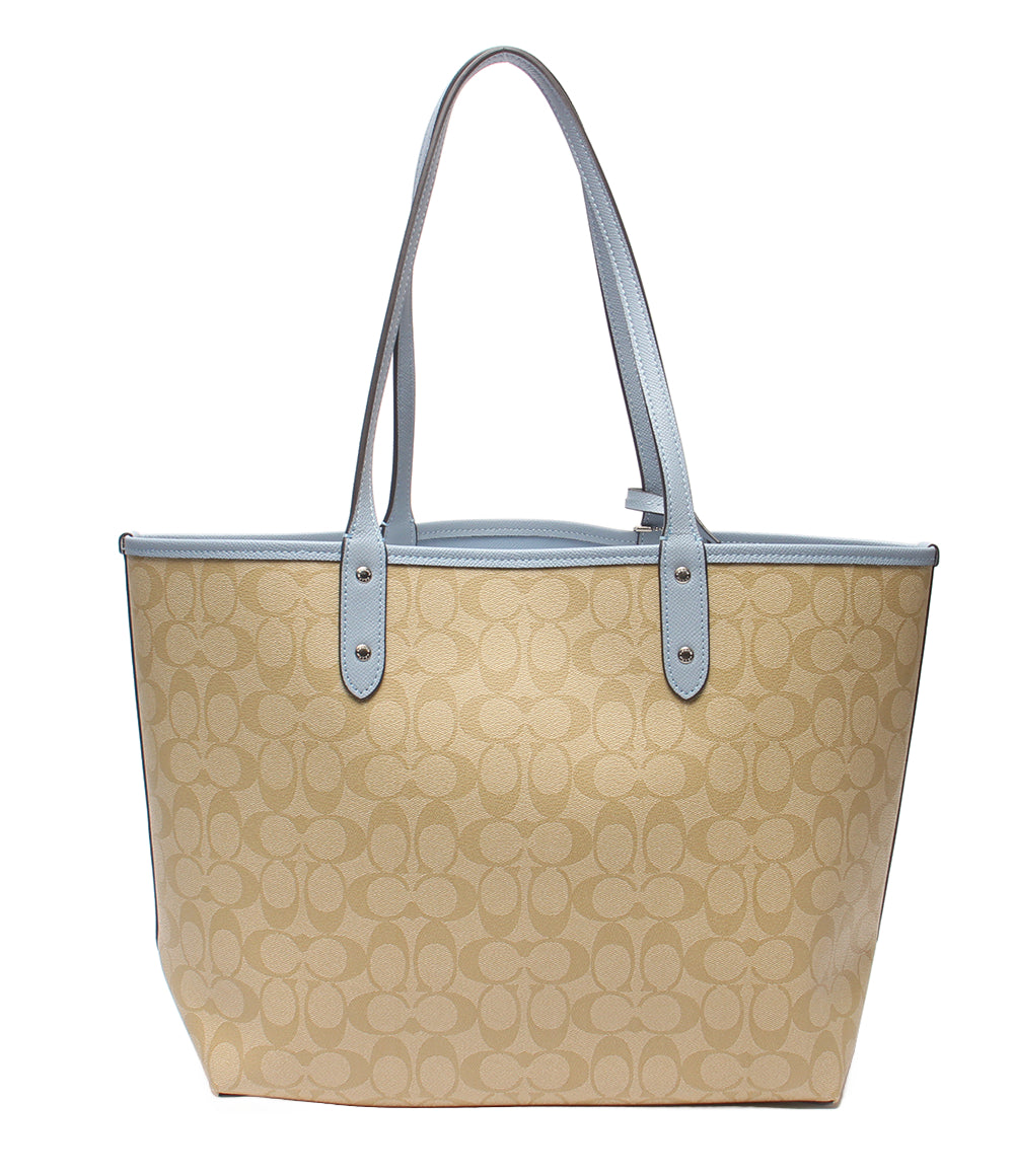 美品 COACH トートバッグ ショルダーバッグ 肩掛け リバーシブル シグネチャー F36658 レディース コーチ