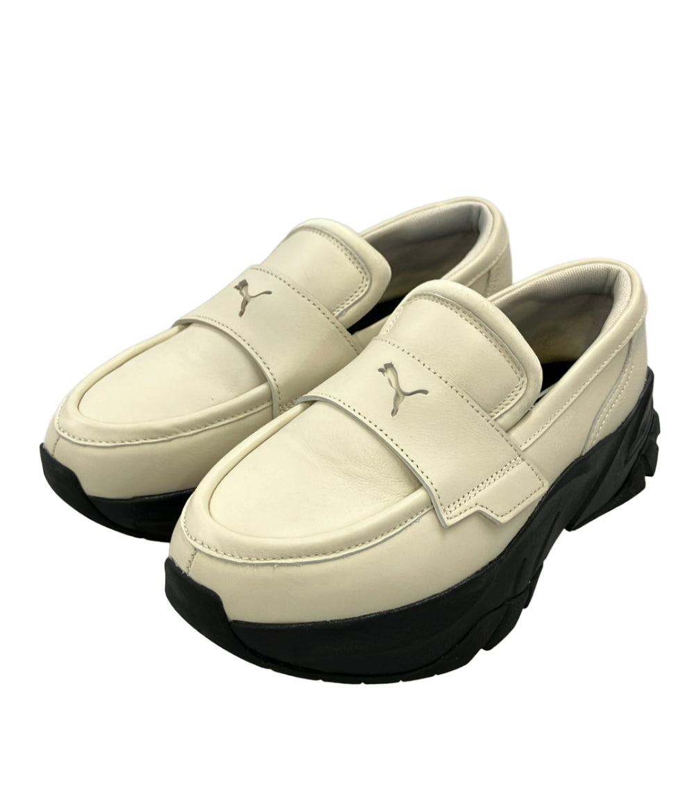 美品 PUMA ローファー 厚底 397730-02 レディース SIZE 25.0 プーマ