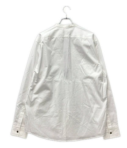 HERMES 長袖 バンドカラー シャツ H556310H1 メンズ SIZE 42 (M) エルメス
