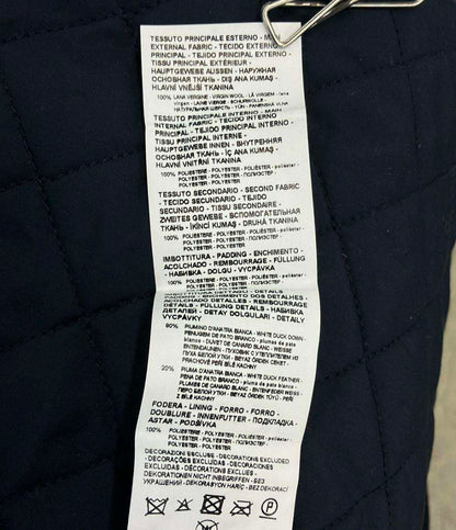 Emporio Armani ダウンコート メルトン レイヤード フーデッドダウン 6K1L74 1NYVZ メンズ SIZE 50 (XL) エンポリオ・アルマーニ