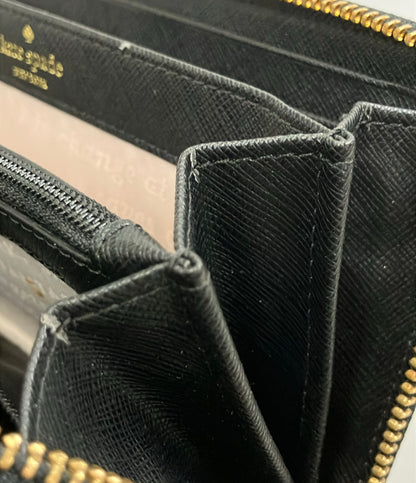 Kate Spade ラウンドファスナー長財布 レザー レディース ケイトスペード