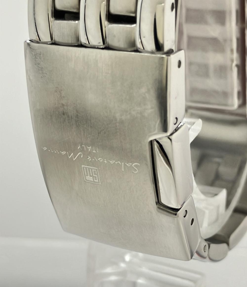 Salvatore Marra 腕時計 ソーラー ブラック SM18112-1 メンズ サルバトーレマーラ