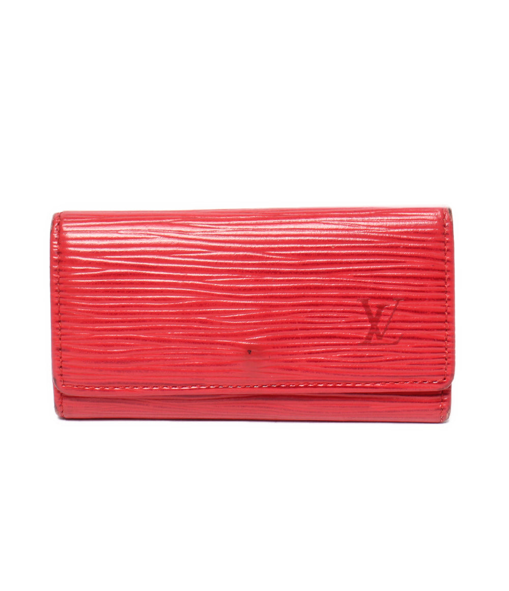 LOUIS VUITTON ４連キーケース ミュルティクレ 4 エピ M63827 メンズ レディース ルイ・ヴィトン