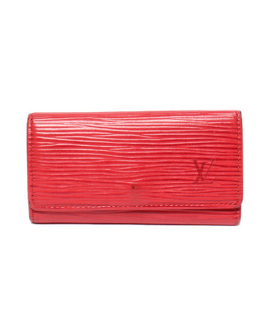 LOUIS VUITTON ４連キーケース ミュルティクレ 4 エピ M63827 メンズ レディース ルイ・ヴィトン