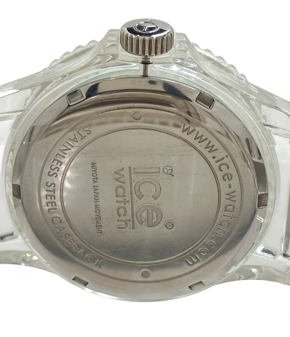 ice watch 腕時計 クオーツ シルバー メンズ アイスウォッチ
