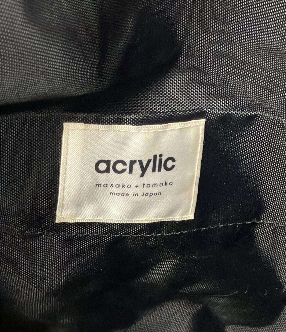 acrylic 2way ハンドバッグ ショルダーバッグ 肩掛け レディース アクリリック