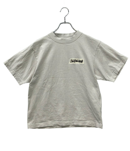 BALENCIAGA 半袖Tシャツ ダメージ加工 25SS Masking Tape T-Shirt メンズ SIZE XXS バレンシアガ
