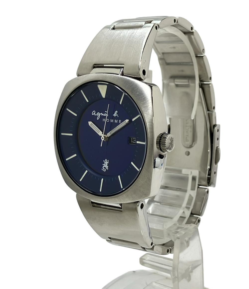 agnès b. 腕時計 Agnes b. homme 腕時計 ソーラー ブルー V145-0BC0 メンズ