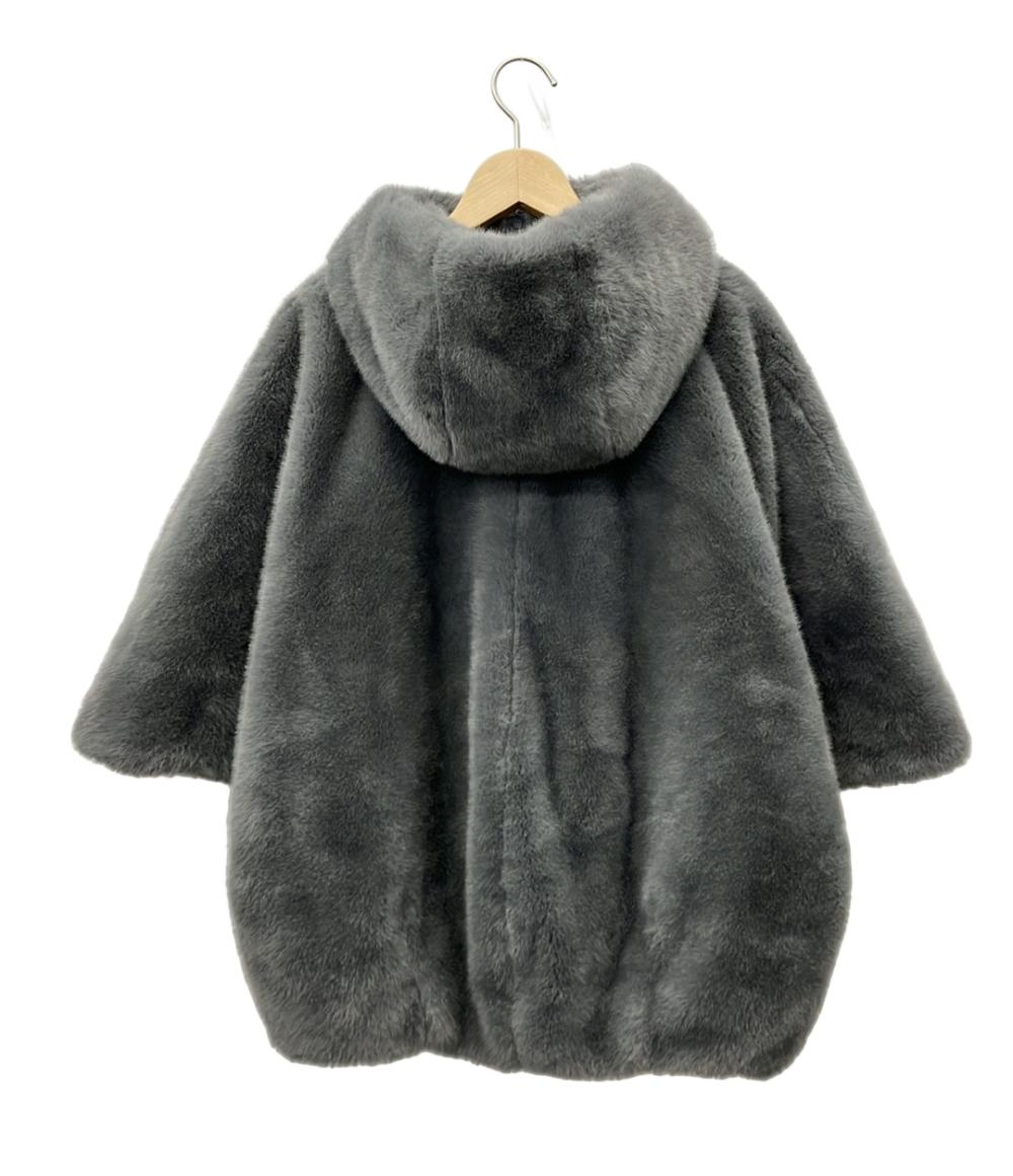 カデュネ　ファーコート　キャメル　Sサイズ　新品タグあり 3018005329153611_01_2817w.jpeg