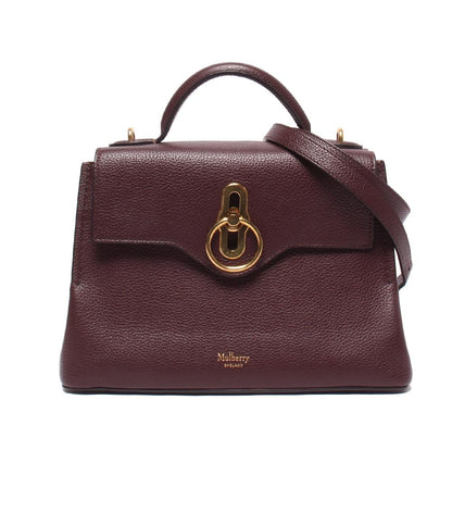 美品 MULBERRY 2wayハンドバッグ ショルダーバッグ 斜め掛け ミニシートン レディース マルベリー