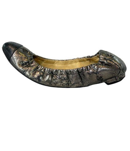 訳あり シャネル フラットシューズ バレエシューズ レディース SIZE 38 (XL) CHANEL