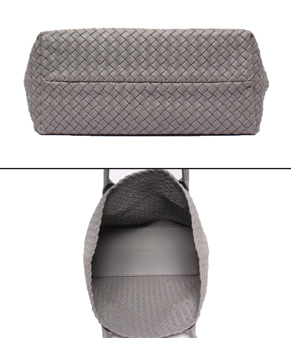 専用ボッテガヴェネタ イントレチャート ビジネスバッグ 刺繍ステッチ グレー BOTTEGA VENETA（ボッテガ・ヴェネタ） イントレチャート ビジネス
