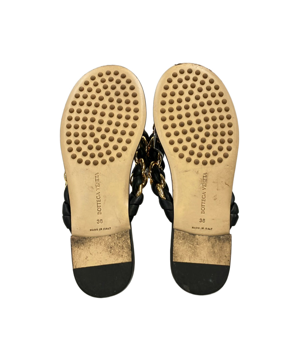 BOTTEGA VENETA フラットトングサンダル レディース SIZE 38 (24cm) ボッテガ・ヴェネタ