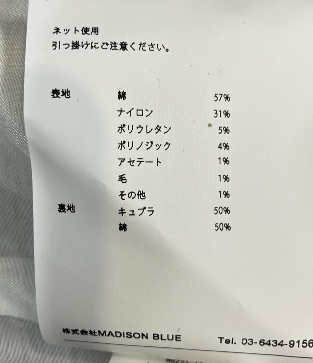 MADISON BLUE ジャケット 長袖 ビッグシルエット チェック柄 ツイード生地 パールボタン BIG CPO CHECK TWEED MB221-1012 レディース SIZE 00 (XS)