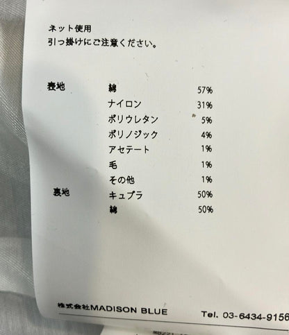 MADISON BLUE ジャケット 長袖 ビッグシルエット チェック柄 ツイード生地 パールボタン BIG CPO CHECK TWEED MB221-1012 レディース SIZE 00 (XS)