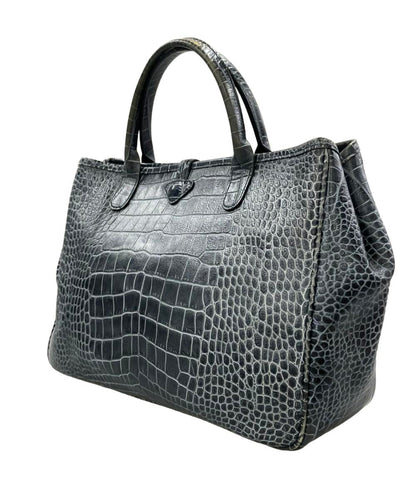 Longchamp ハンドバッグ トートバッグ クロコ型押し ロゾ レディース ロンシャン