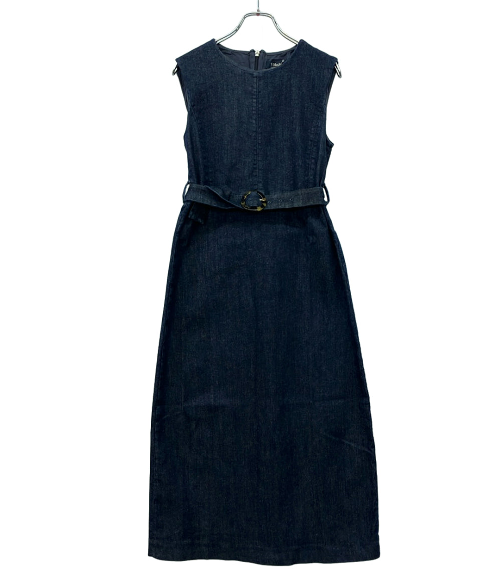 S MAX MARA デニム ノースリーブワンピース 24292260216 レディース SIZE 38 (M) エスマックスマーラ