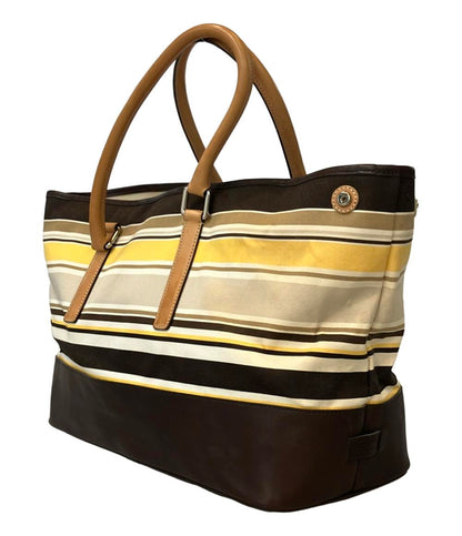 COACH トートバッグ 肩掛け ボーダー柄 7712 レディース コーチ