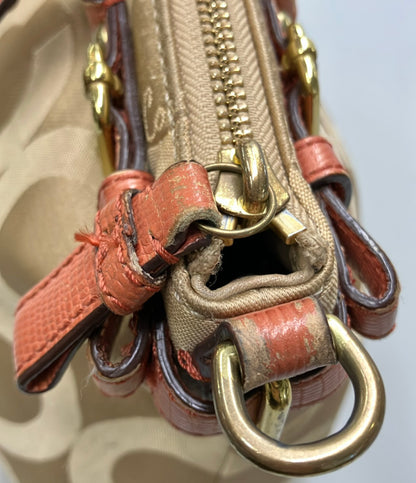 COACH ハンドバッグ ショルダーバッグ 2WAY 斜め掛け オプアート 18651 レディース コーチ