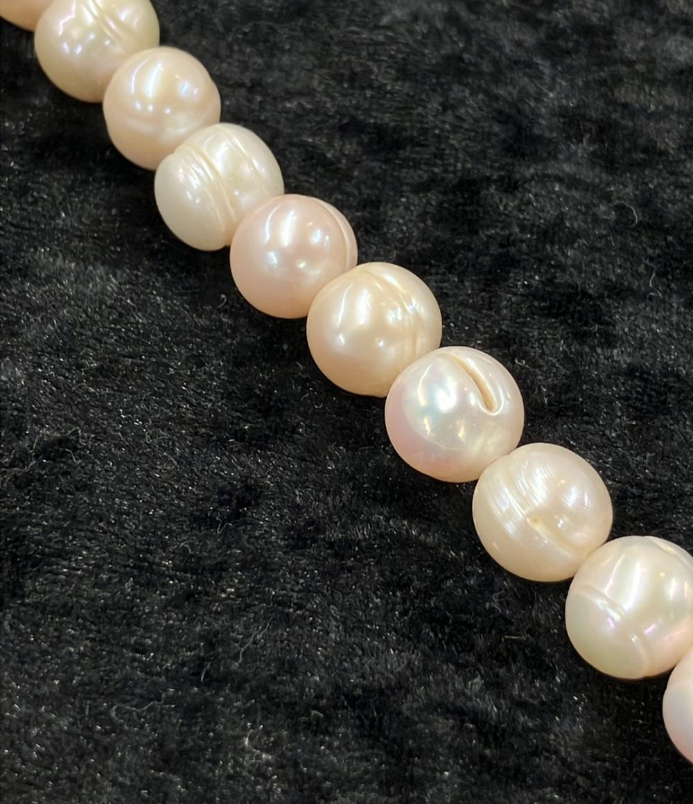 ネックレス オーバルパール 8-10mm レディース