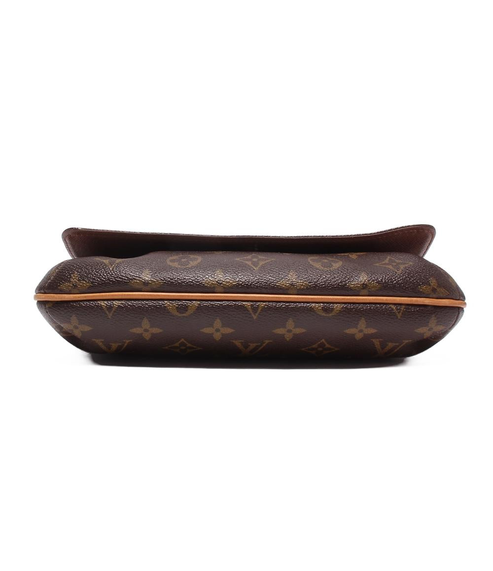 本物 ルイヴィトン LOUIS VUITTON LV ミュゼットタンゴ ロング モノグラム ショルダーバッグ ポシェット ブラウン M51388 ビトン バッグ 中古 LOUIS VUITTON（ルイ・ヴィトン） ミュゼットタンゴ ロング ショルダー