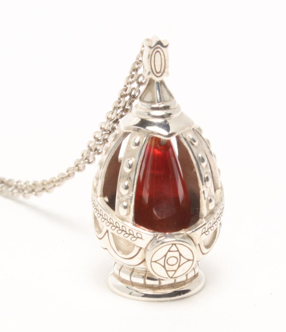 ネックレス SV925 ソウルジェム 佐倉杏子 レディース 魔法少女まどか マギカ