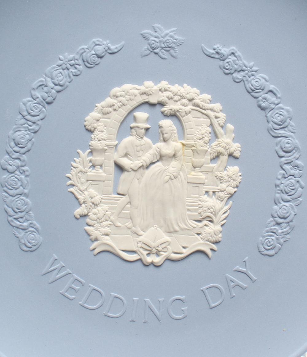 ウェッジウッド プレート 飾り皿 21cm ウェディングデイ WEDDING DAY ジャスパー WEDGWOOD