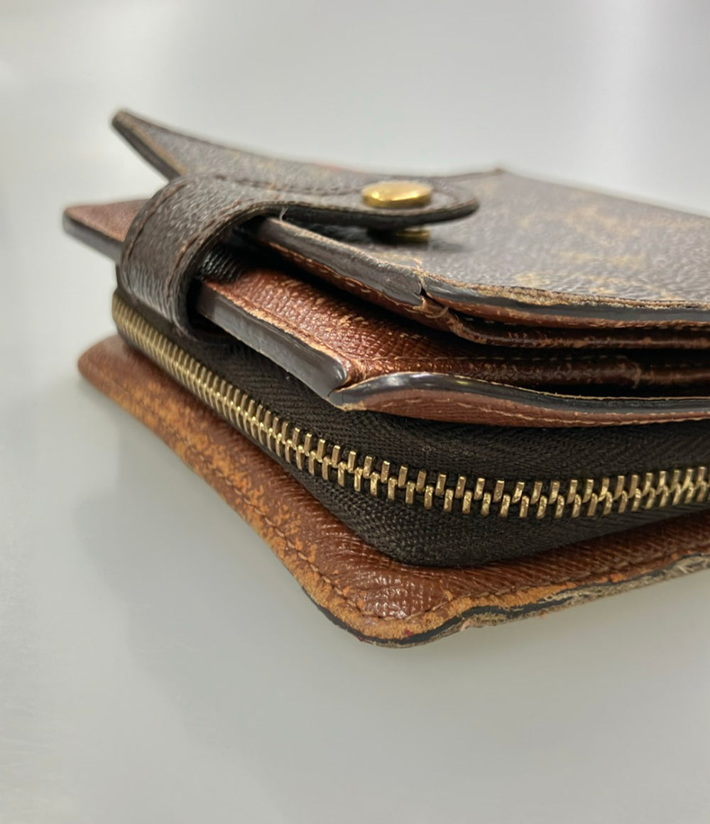 LOUIS VUITTON 二つ折り財布 コンパクトジップ モノグラム M61667 レディース ルイ・ヴィトン