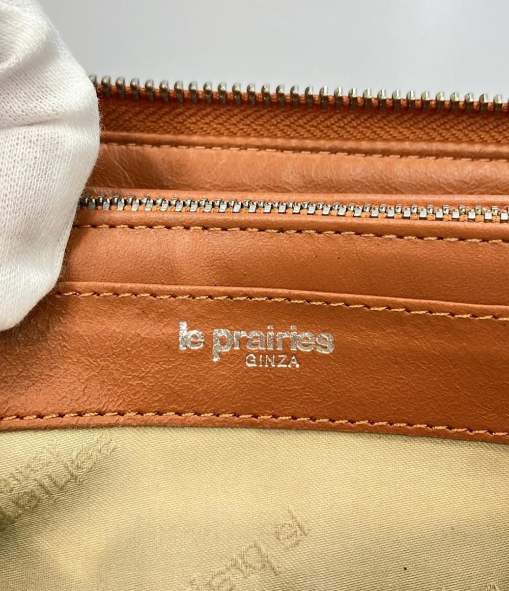 ル プレリー ギンザ ラウンドファスナー長財布 メンズ le prairies GINZA