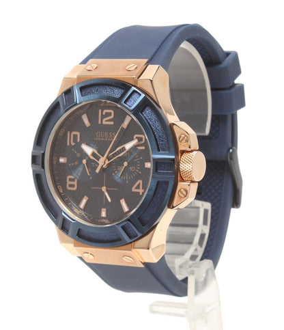 Guess 腕時計 クオーツ ネイビー系 W0247G3 レディース メンズ ゲス